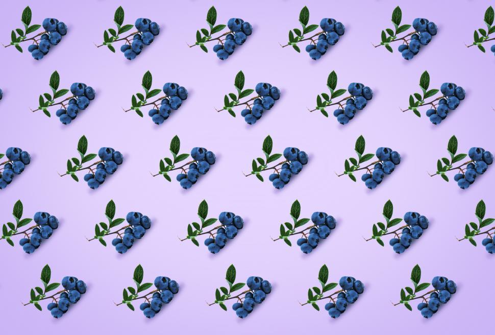 Free Image of Healthy Eating - Blueberries - Abstract Pattern 