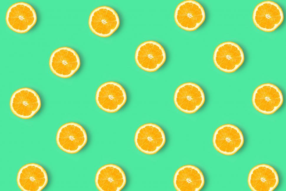 Free Image of Orange Slices - Abstract Pattern 