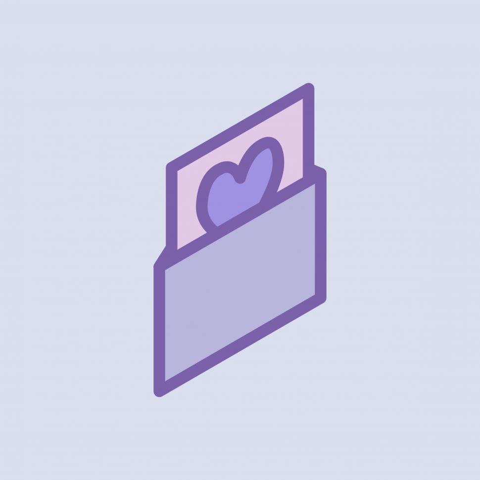 Free Image of Valentine s day card vector icon 