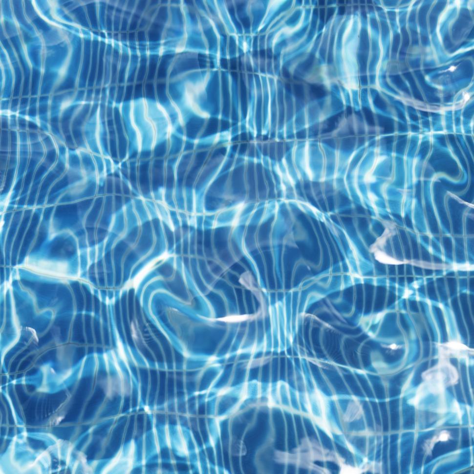Free Image of Blue and white swimming pool tile texture 