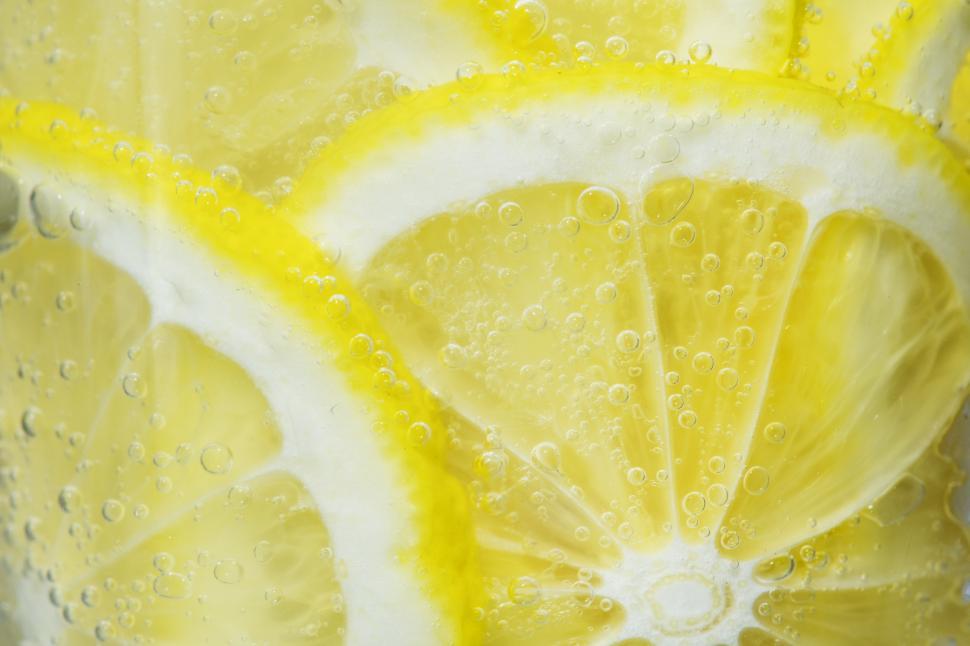 Free Image of Lemon slices in a chilled beverage 