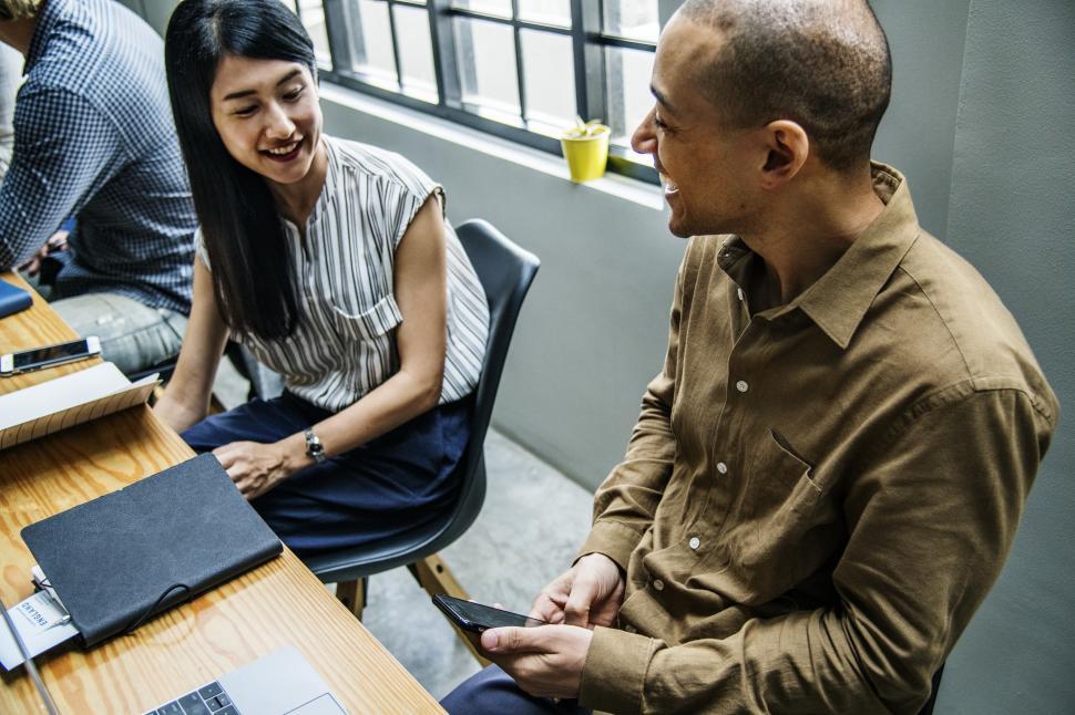 Free Image of People working together 