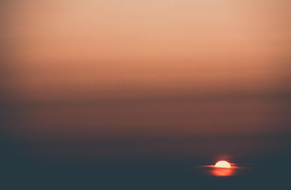 Free Image of Matte Sunset 