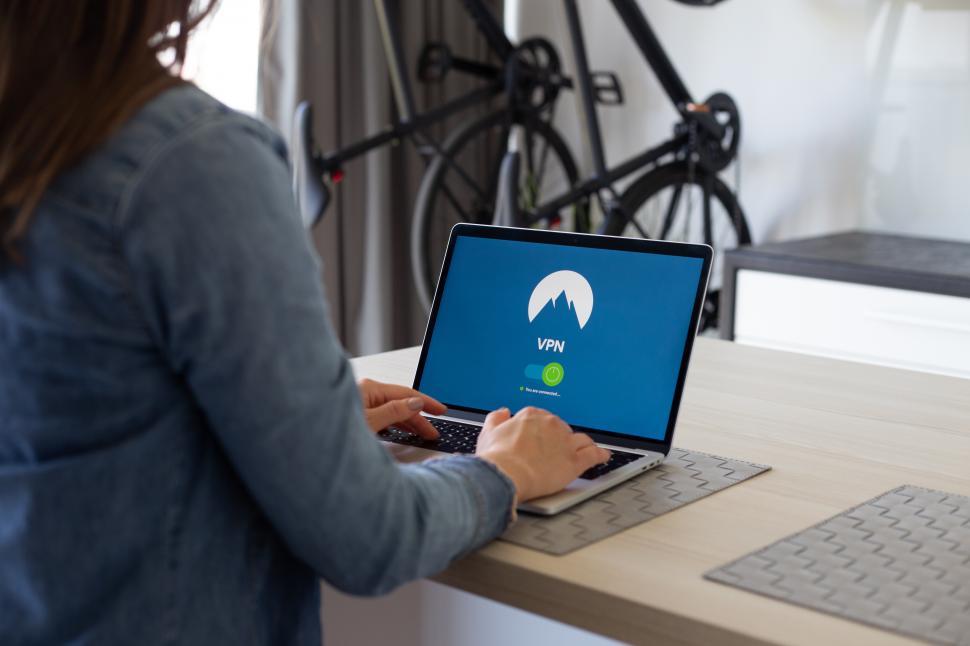 Free Image of VPN for online privacy - home connection 