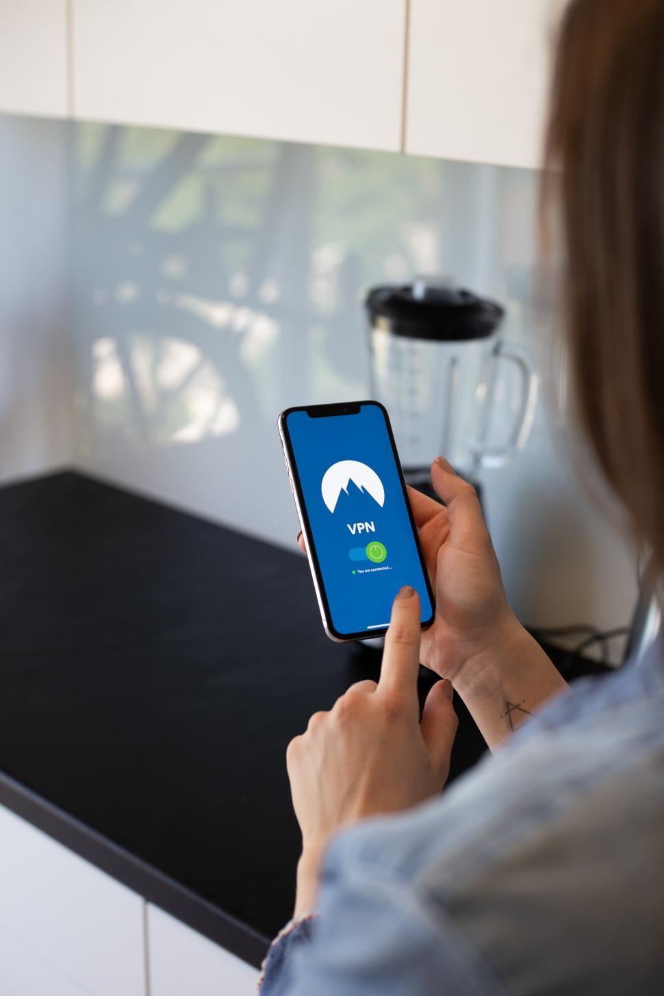 Free Image of VPN Virtual private network service - mobile smartphone devices 