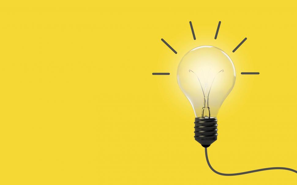 Free Image of Good Idea - Concept with Light Bulb and Copyspace 