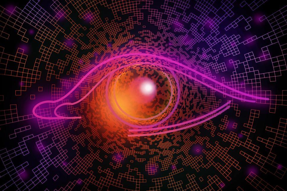Free Image of Bionic Eye - High Tech Concept - Sensors  