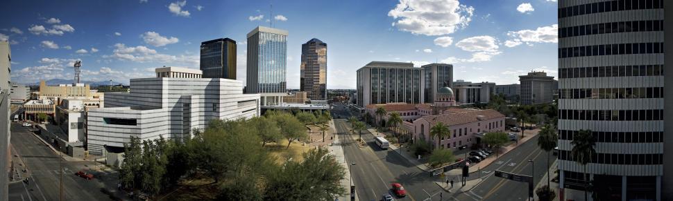 Free Image of Downtown Tucson Panorama 