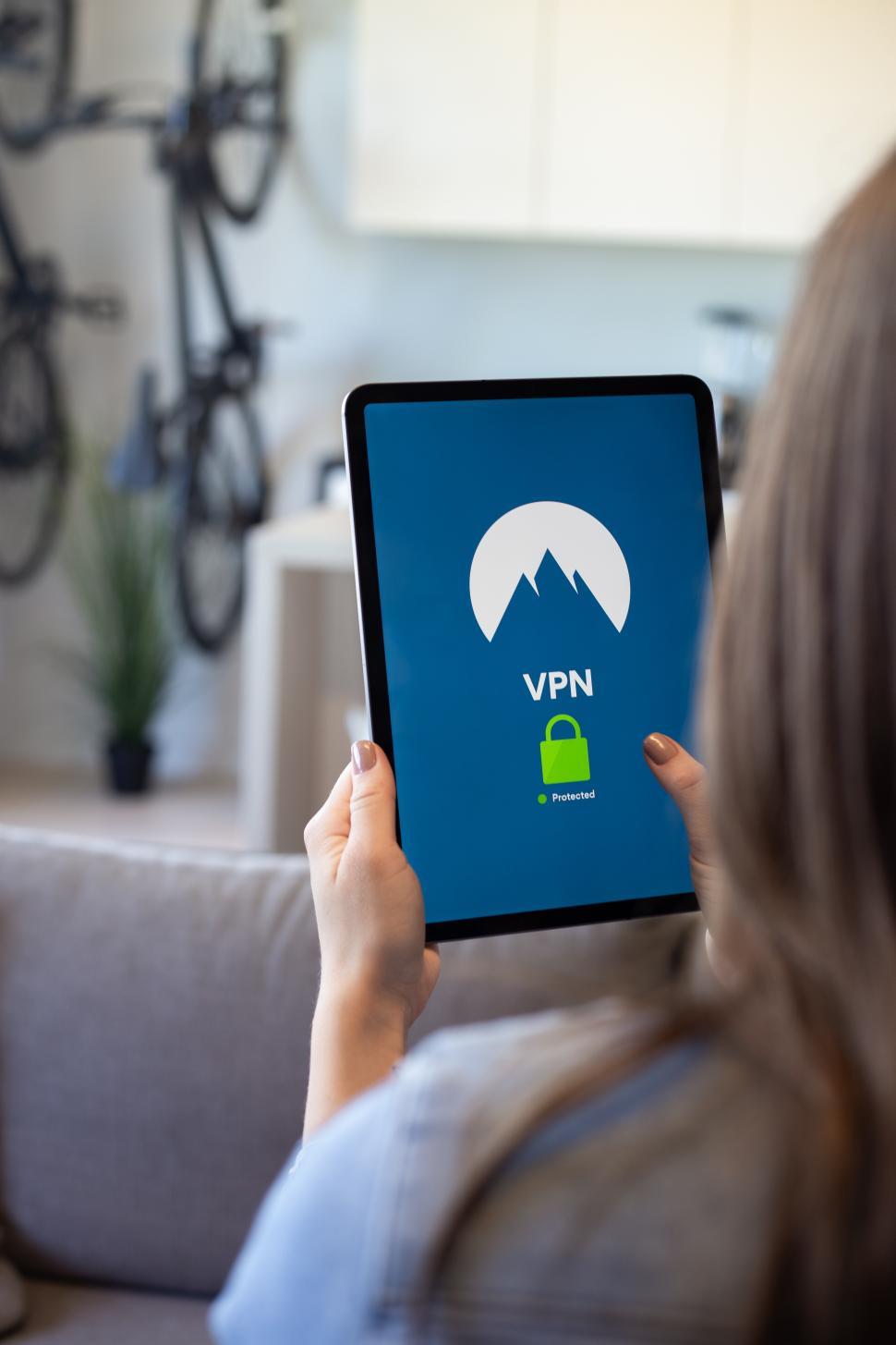 Free Image of VPN Virtual private network service application  