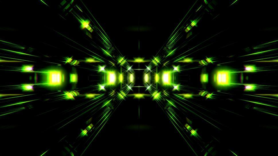 Free Image of futuristic science-fiction tunnel corridor 3d illustration background 