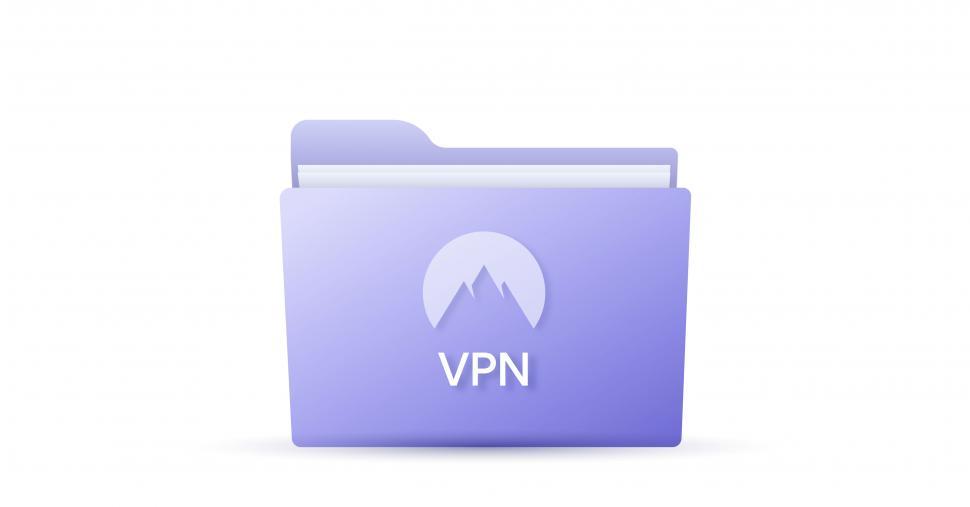 Free Image of Virtual private network VPN - Purple Folder 