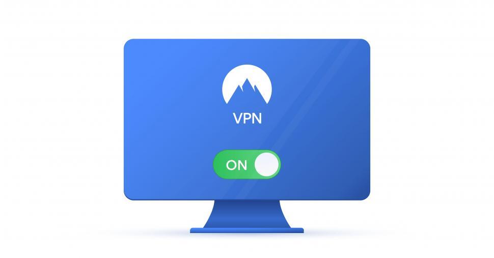Free Image of Virtual private network VPN - Activated on Desktop 