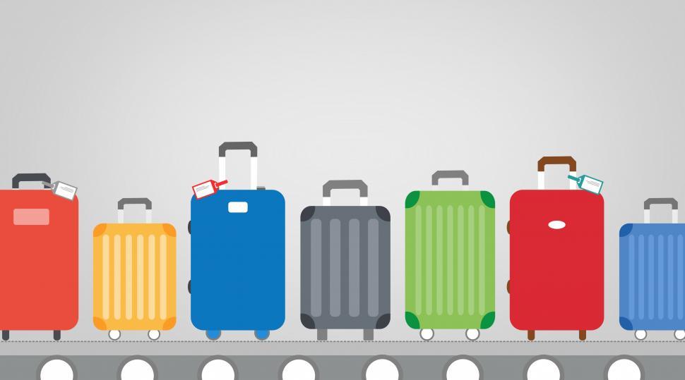Free Image of Baggage Claim At Airport Terminal - Travel and Tourism Concept  