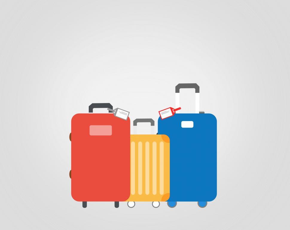 Free Image of Travel Suitcases - Travel and Tourism  