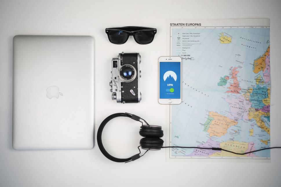 Free Image of VPN service for travelling - Kit for travel 