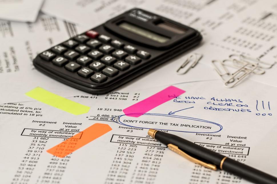 Free Image of Two Calculators on Table 