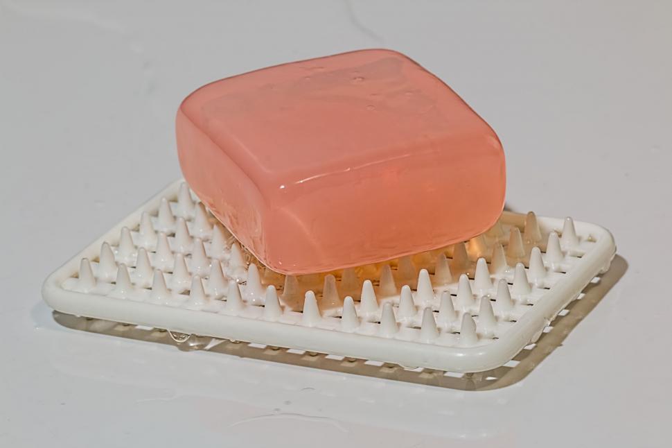 Free Image of Soap Bar on Brush 