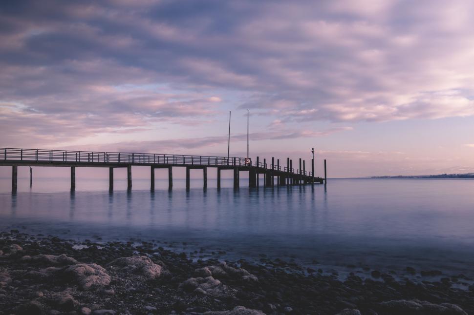 Free Image of Bridge Over Lake Constance  