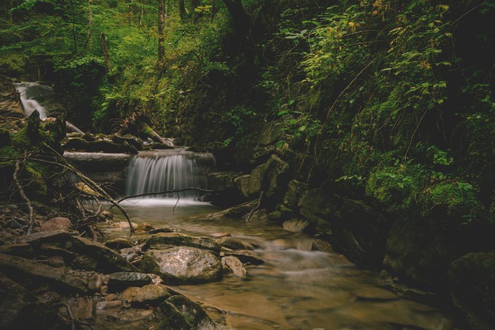 Free Image of Scenic Waterfall  