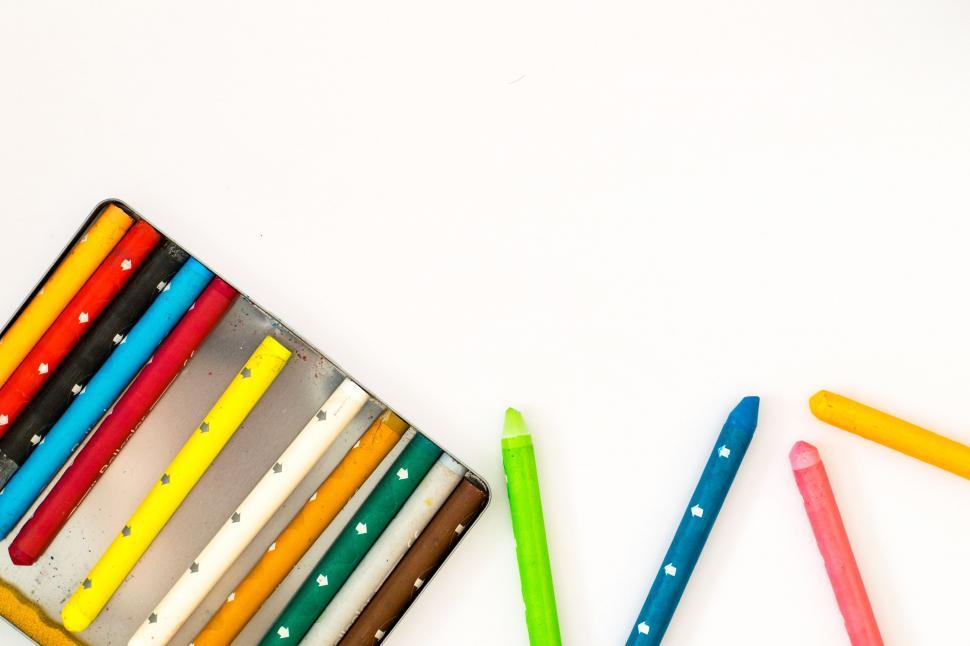 Free Image of Wax crayons 