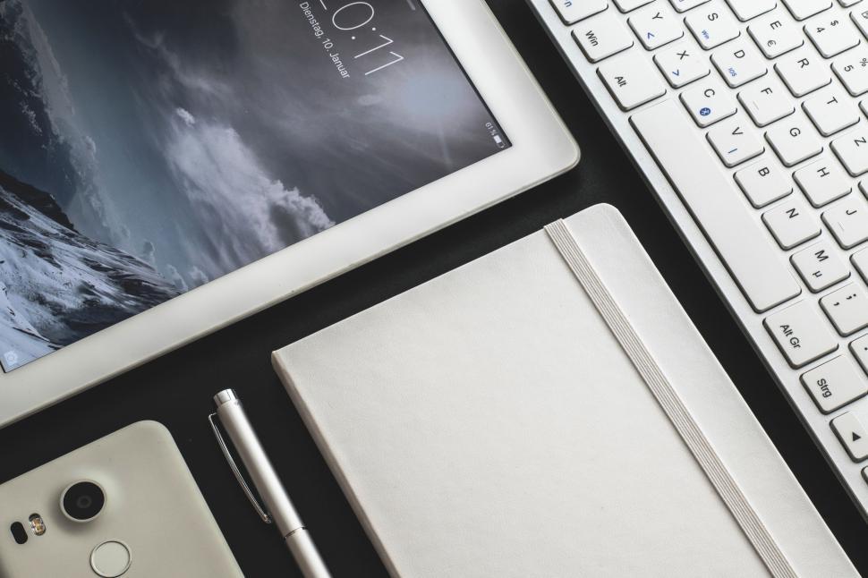 Free Image of Office Desk Gadgets  