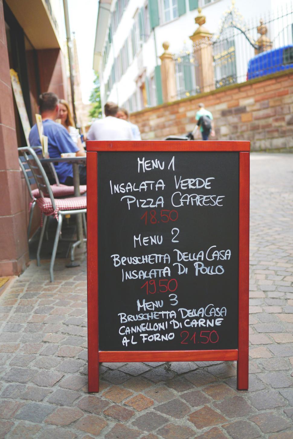Free Image of Menu Board  