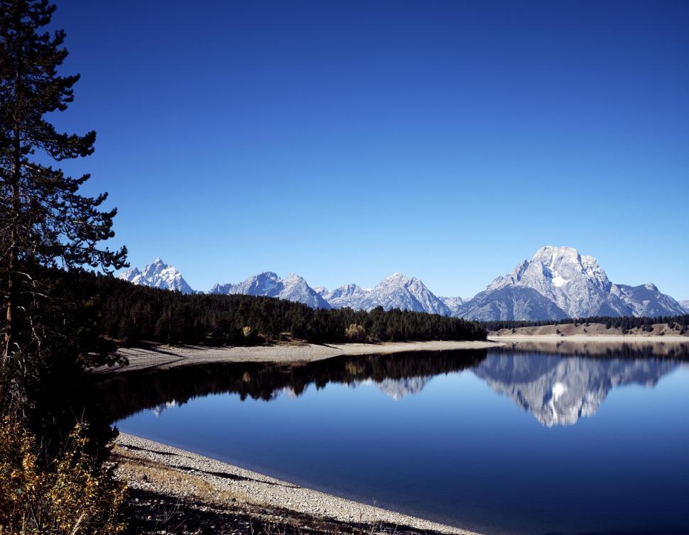 Free Image of Landscape View of Mountains with lake  
