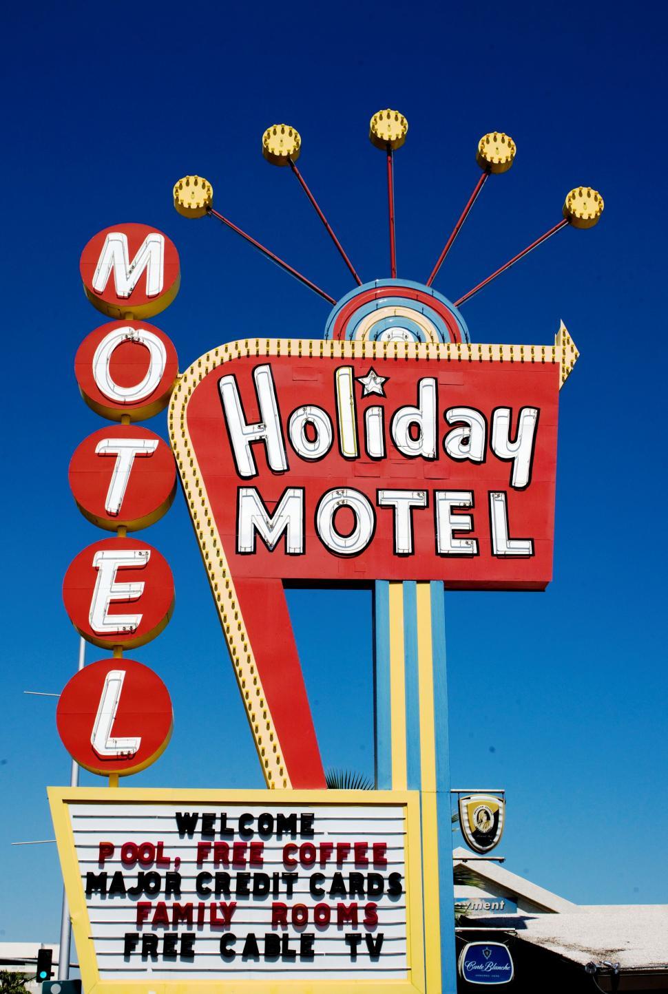 Free Image of Holiday Motel, Las Vegas 