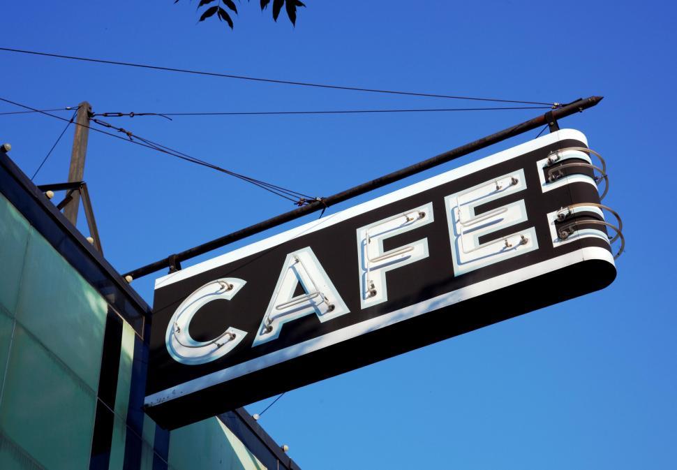 Free Image of Cafe Light Board - Daytime  