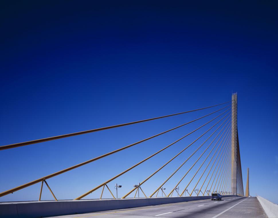 Free Image of Bob Graham Sunshine Skyway Bridge 