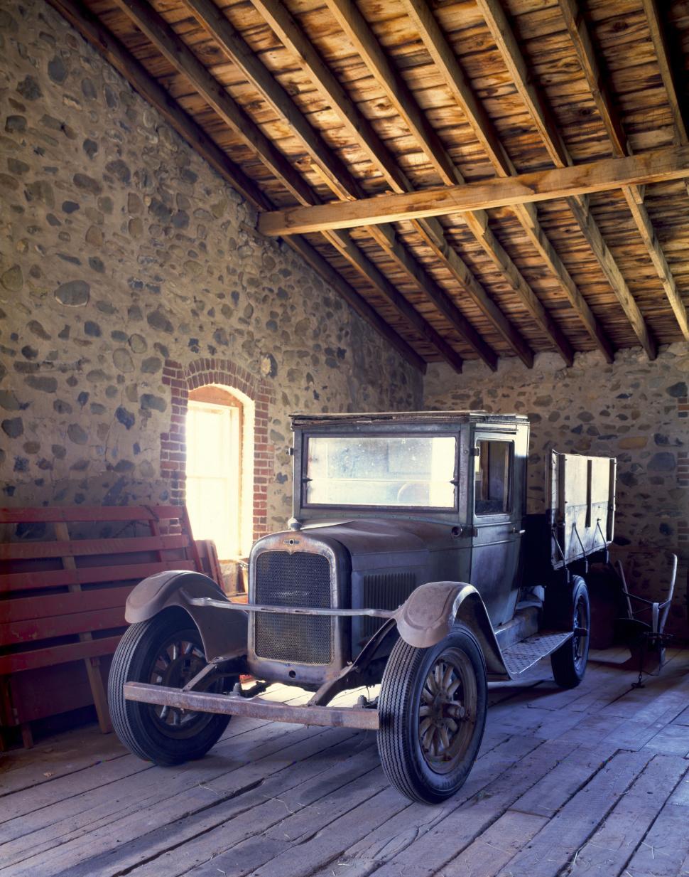 Free Image of Old Pick Up Truck - Indoors  