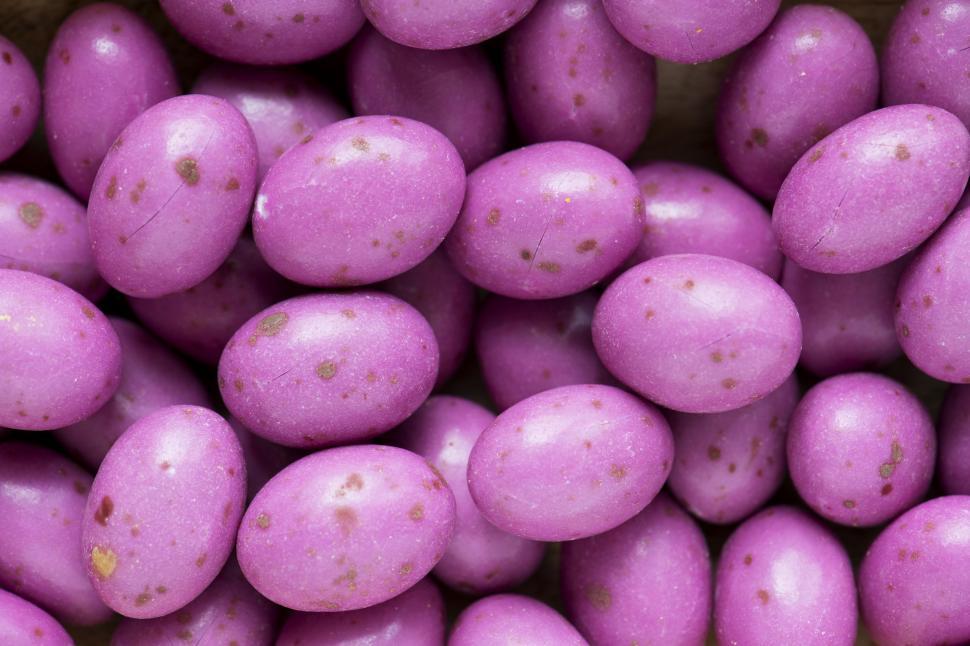 Free Image of Flat lay of colored candy jelly beans 