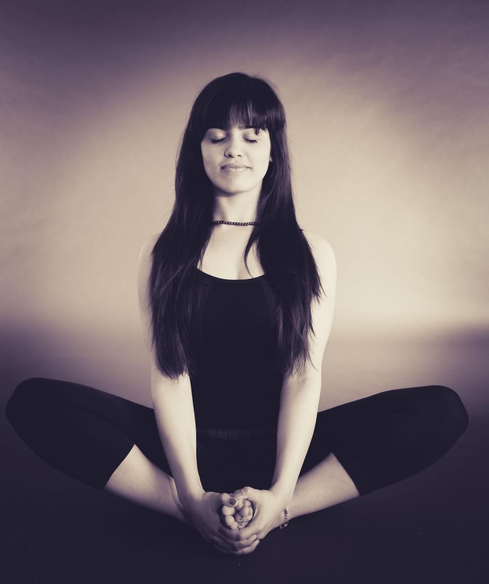 Free Image of Yoga Pose - Sitting  