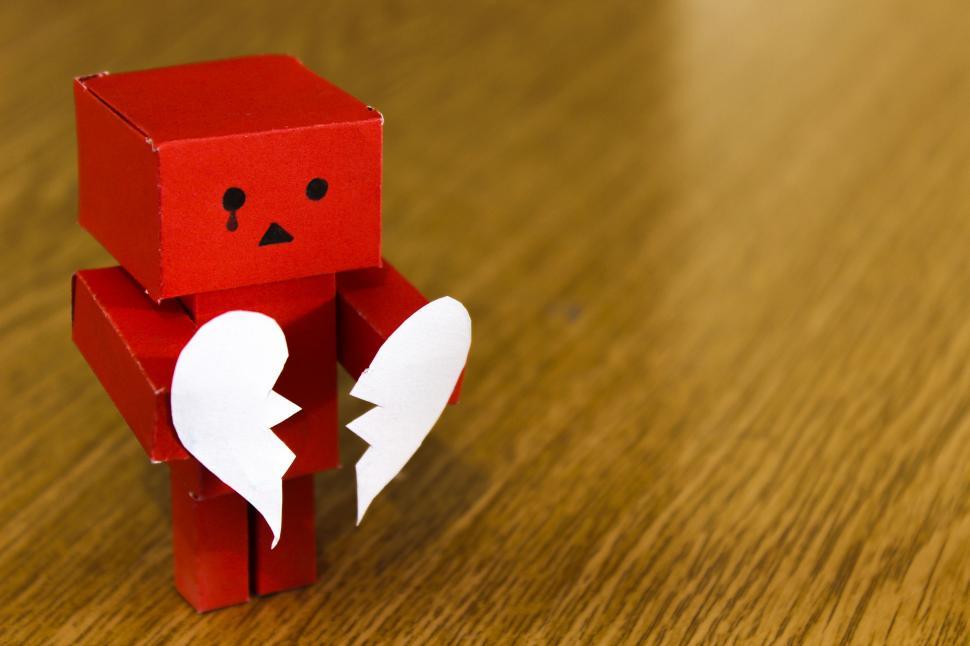 Free Image of White Broken Hearts And Tears  