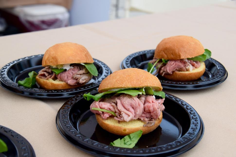 Free Image of Beef Slider Sandwich  