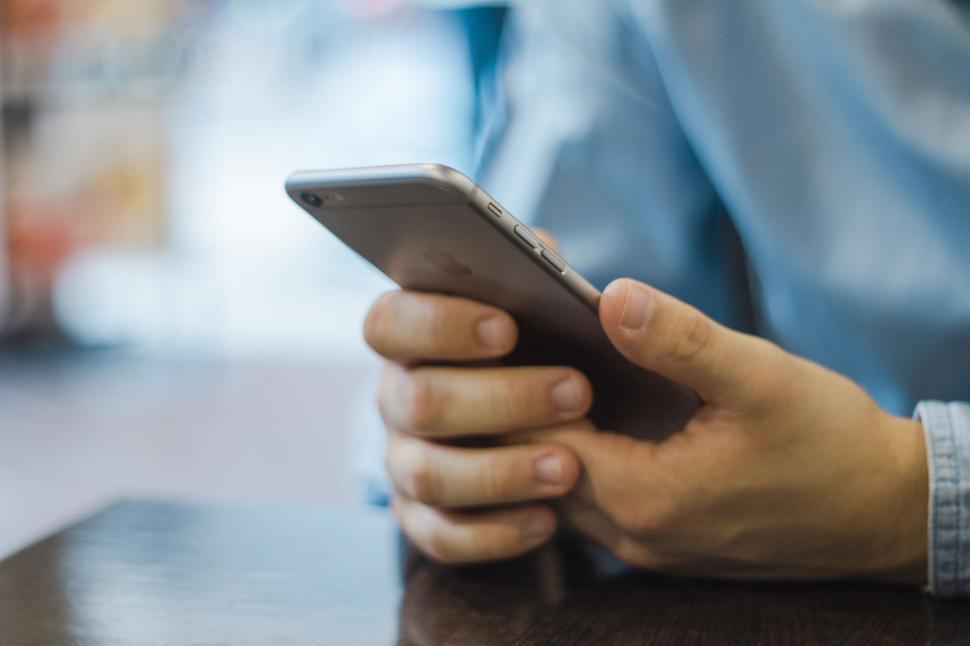 Free Image of Phone in Hand  