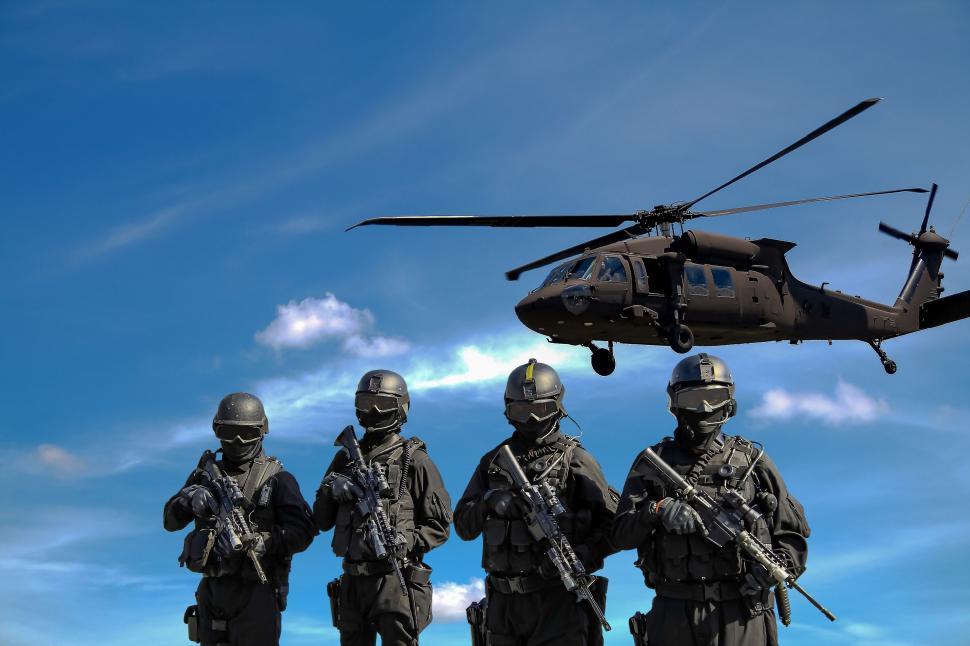 Free Image of SWAT Team Members  