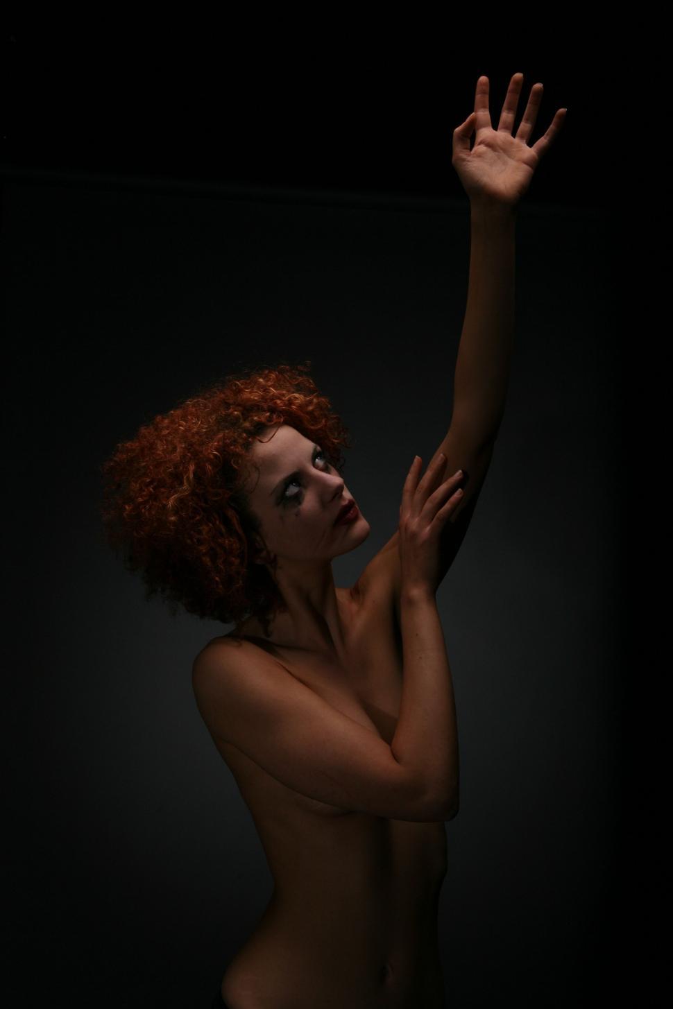 Free Image of Naked Clown Woman  