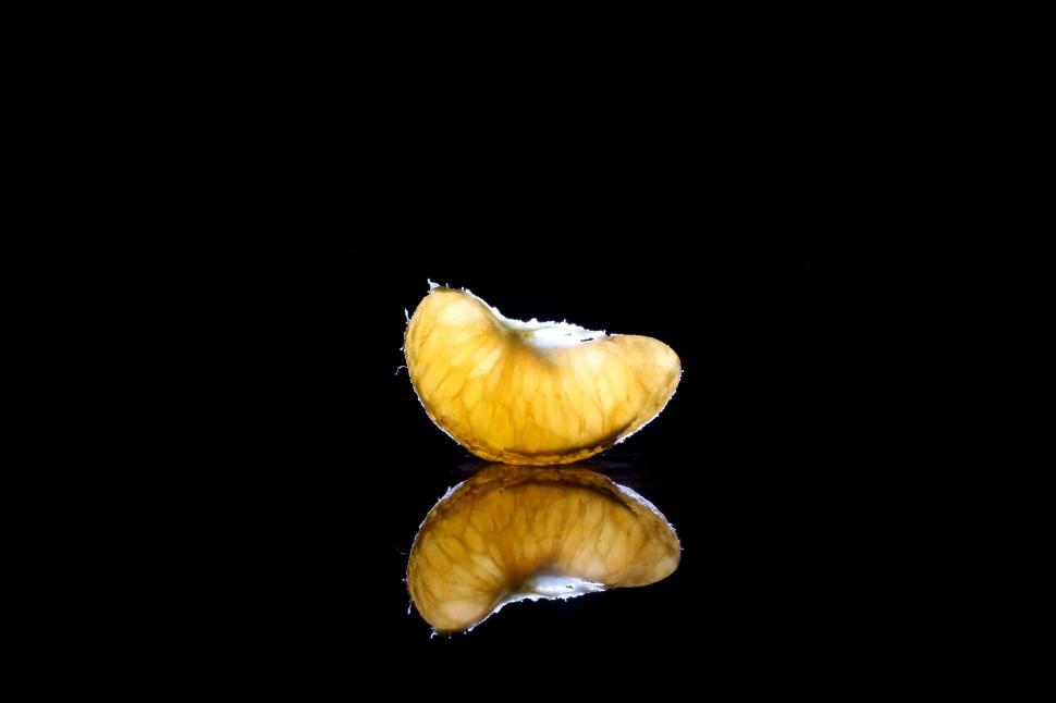 Free Image of Peeled Orange Slice  