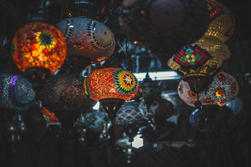 Free Image of Colorful Lanterns 