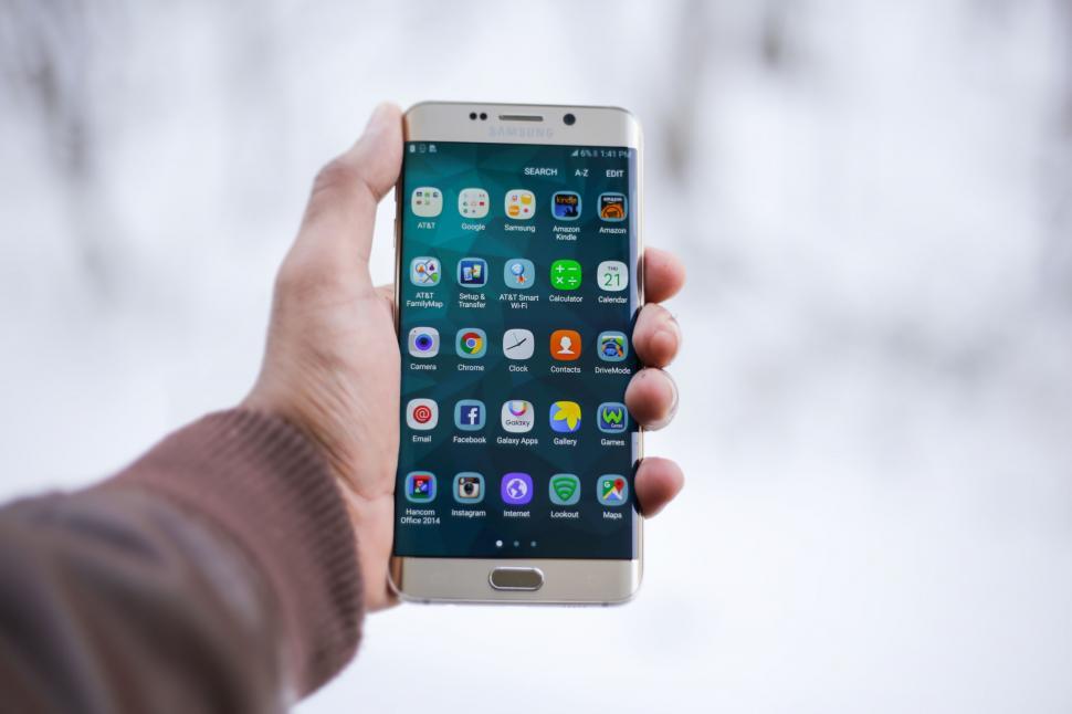 Free Image of Apps on Smartphone  