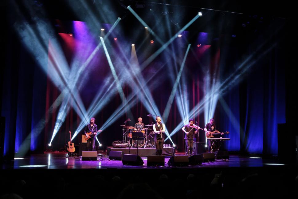 Free Image of Rock Band on Stage  