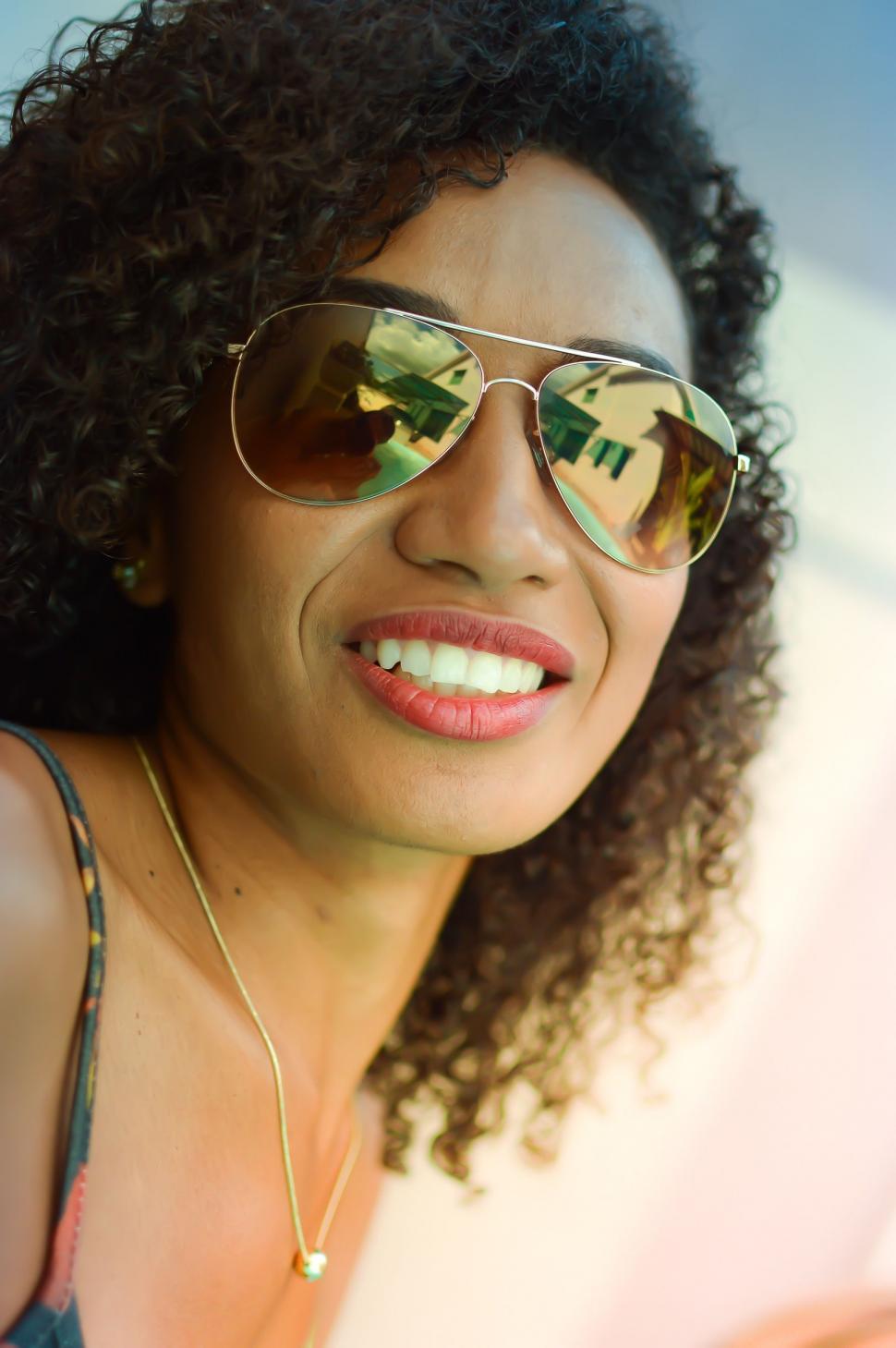 Free Image of Portrait selfie of Woman looking at camera  