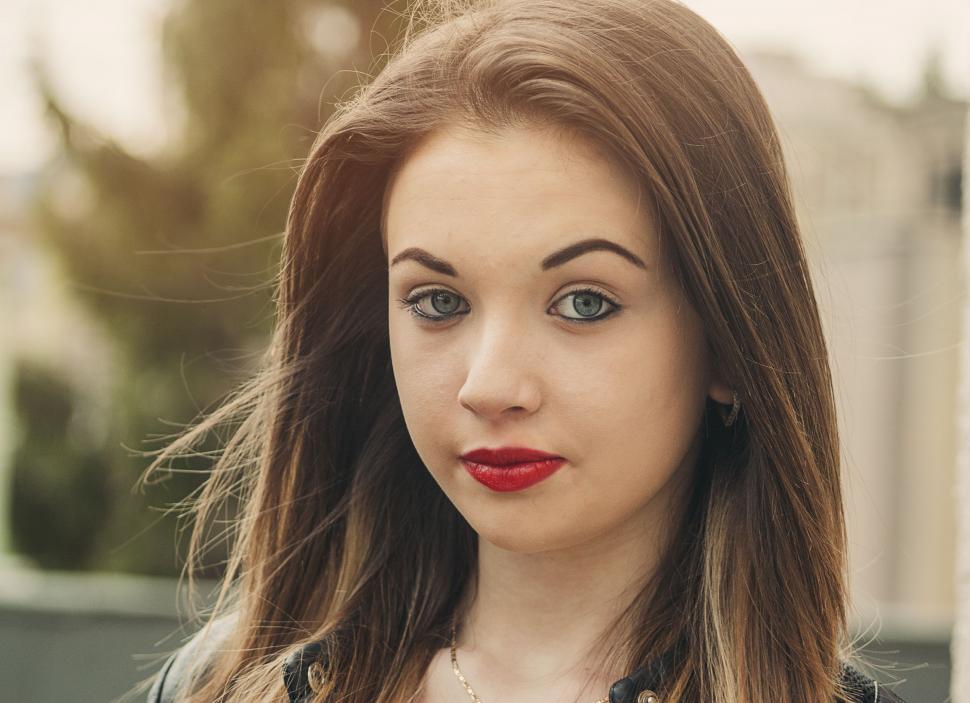 Free Image of Portrait of Female Fashion Model  