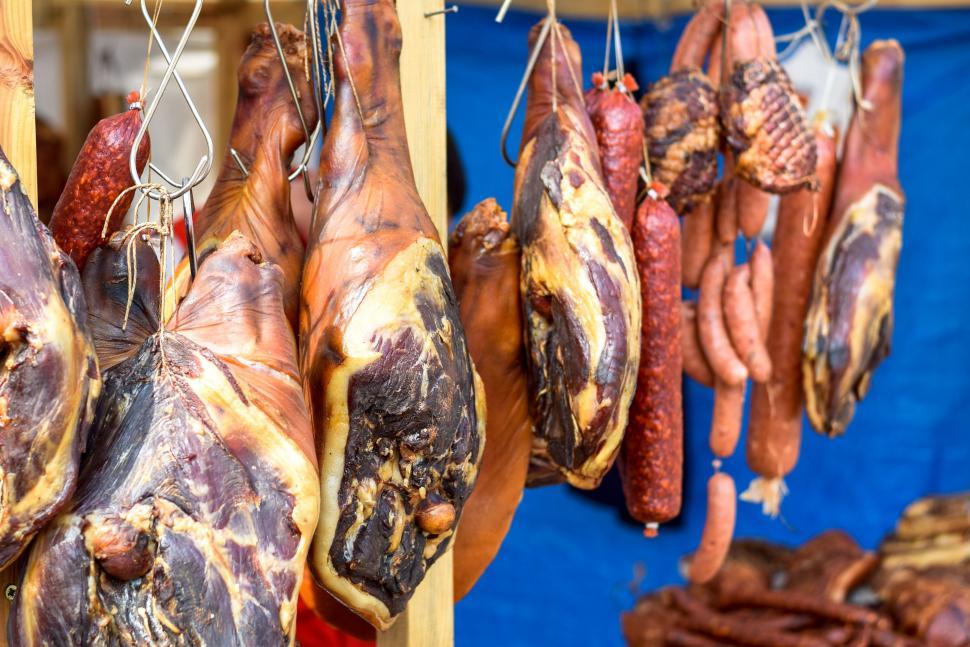 Free Image of Meat on sale  