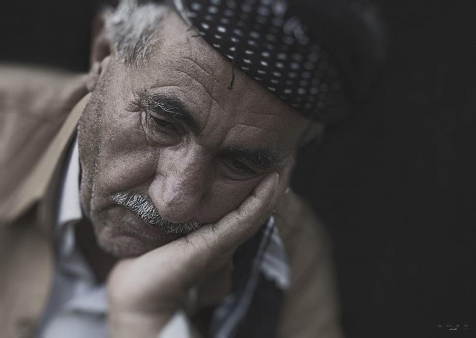 Free Image of Thinking Old Man  