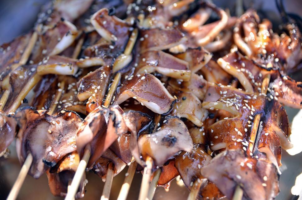 Free Image of Meat on Sticks 