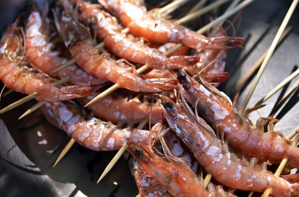 Free Image of Shrimp on Stick 