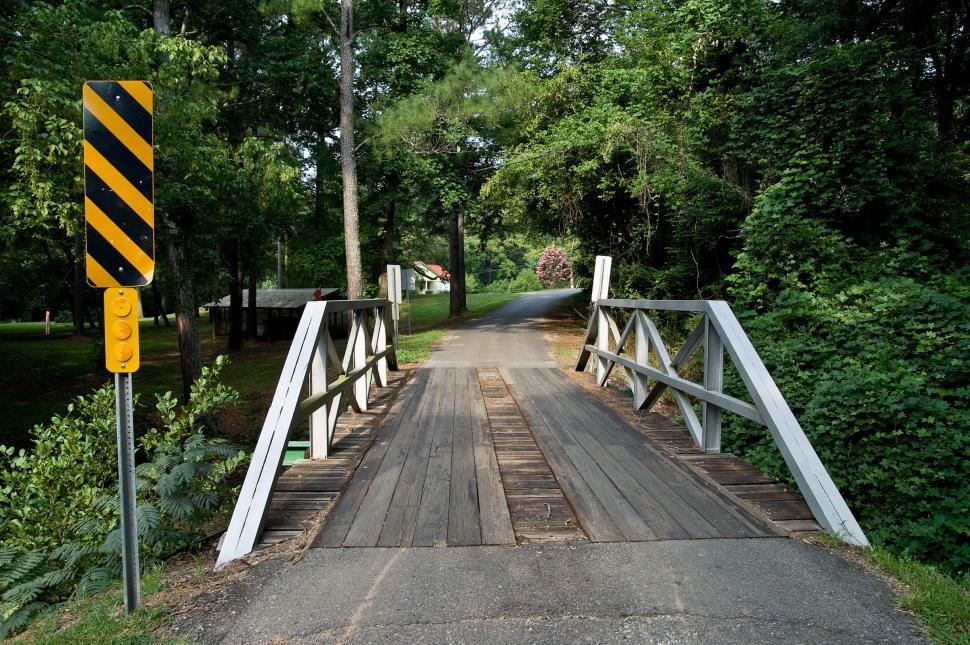 Free Image of Caution Bridge 