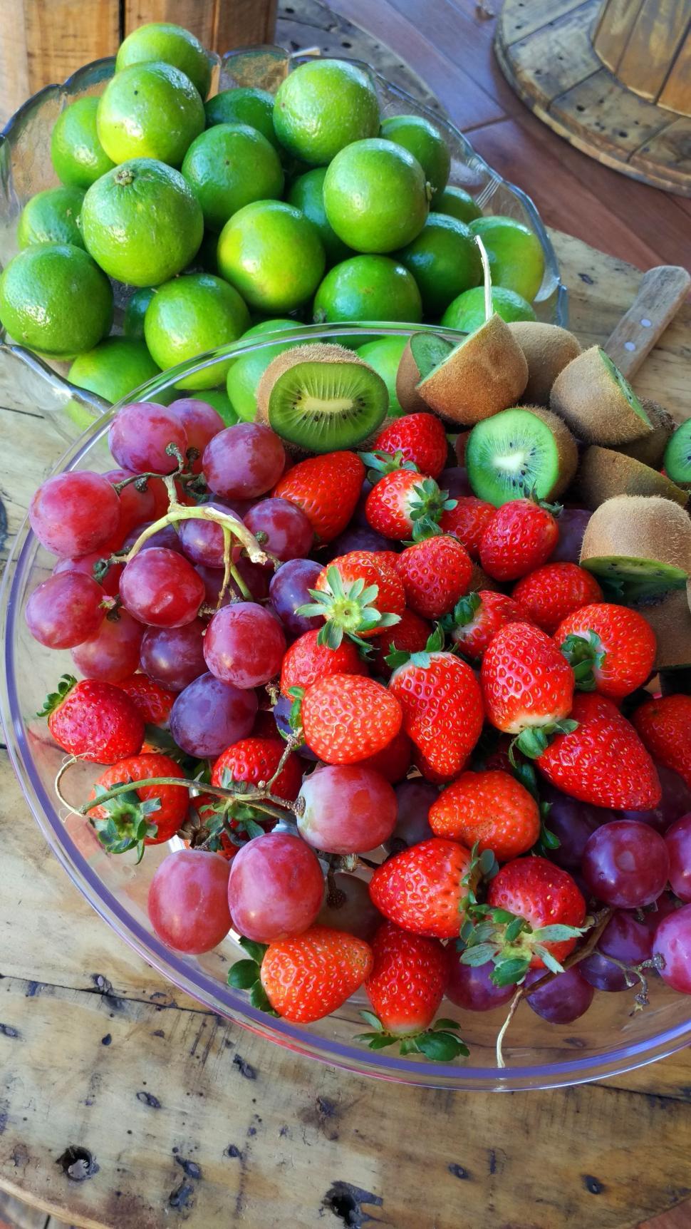Free Image of Two Fruit Bowls  